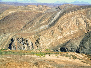 Rundflug Damaraland - Ugab(fluss-)tal, Ugabterrassen